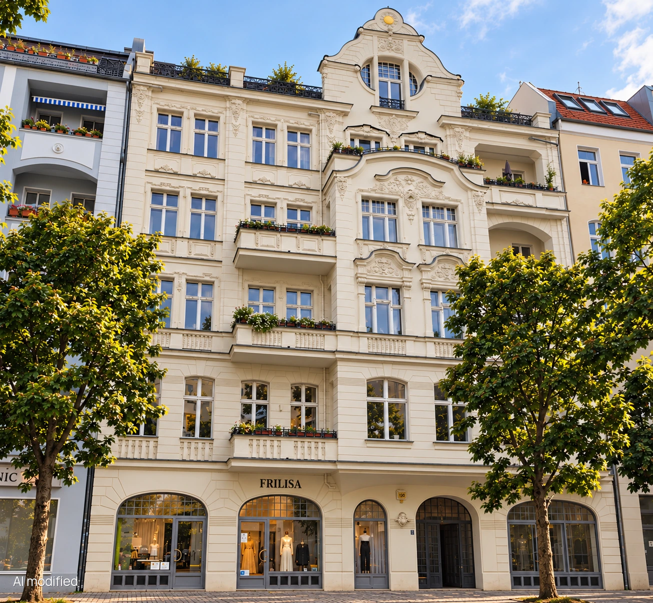 FRILISA Atelier im Erdgeschoss der Uhlandstraße 130